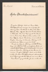 k.k. naturhistorisches Hofmuseum, Intendanzakten 1885-1896 (Hauer), Aktenzahl Z.649/1889, Seite 1